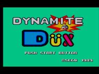 une photo d'Ã©cran de Dynamite Dux sur Sega Master System